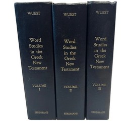 Word Studies in the Greek New Testament Wuest 4 HC Volumes Eerdmans Publishing
