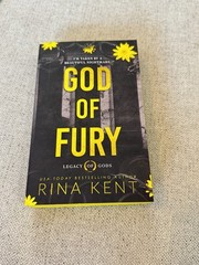 God Of Fury By Rina Kent Signed Deluxe Edition With Sprayed Edges Legacy Of Gods
