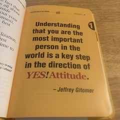 Little Gold Book of YES! Attitude: Hardcover Book By Jeffrey Gitomer