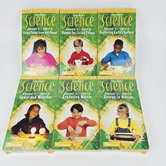 Complete VHS Set Of 6 Harcourt Science Grade 2 Activities Unit A – F Homeschool