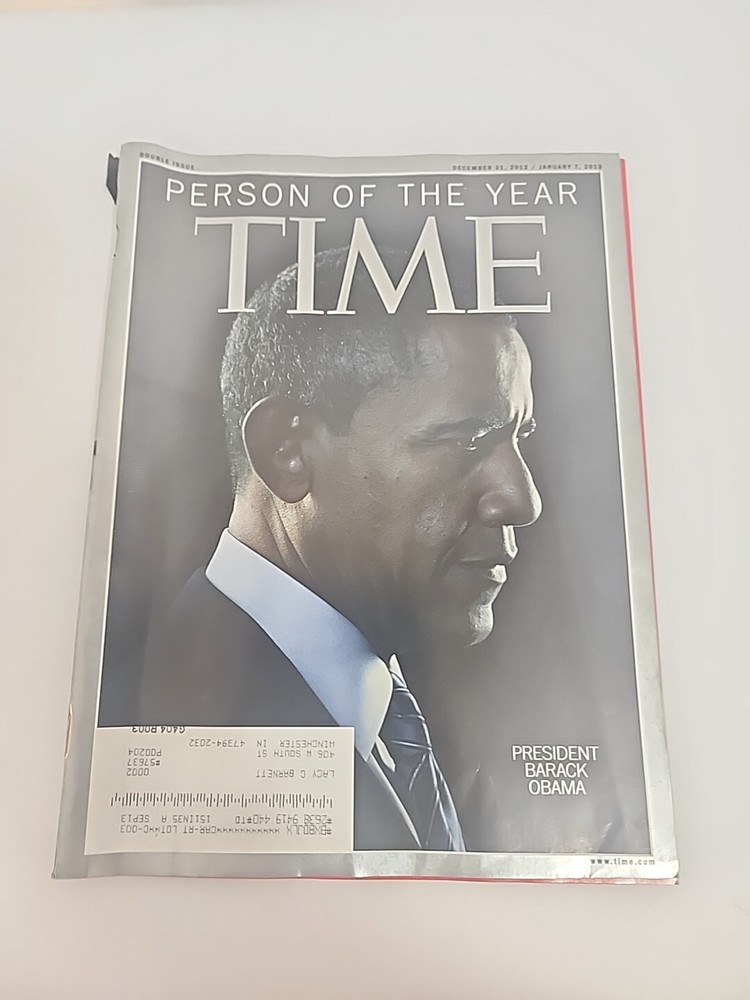 Time Magazine-December 31, 2012 January 7 2013-Barack Obama- Person of the Year