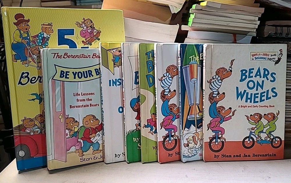 Berenstain Bears Lot 8+ Books by Stan & Jan Berenstain – Hardcover Children’s Bo