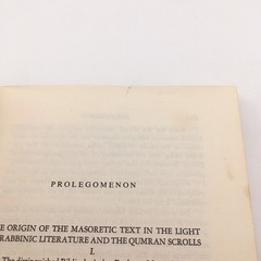 The Biblical Text In The Making A Study Of The Kethib-Qere By Robert Gordis 1971