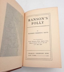 Ranson’s Folly Richard Harding Davis Illustrated Charles Scribner’s Sons 1902