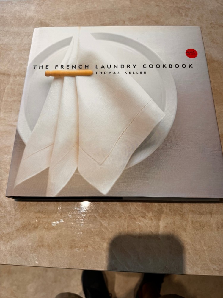 SIGNED – 1999 French Laundry Cookbook 2nd Edition Hardcover HCDJ