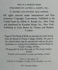 The Book of Kells Francoise Henry, w/Slipcase, 1974 First American Edition