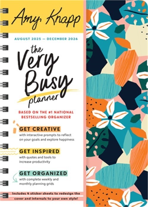 2026 Amy Knapp’s The Very Busy Planner: August 2025 – December 2026 (Calendar)