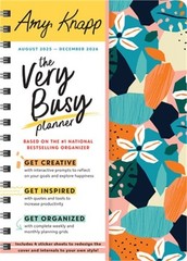 2026 Amy Knapp’s The Very Busy Planner: August 2025 – December 2026 (Calendar)