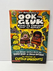 CAPTAIN UNDERPANTS Volumes 1-4, 8 & 9 Graphic Novel Lot of 7 books by Dav Pilkey