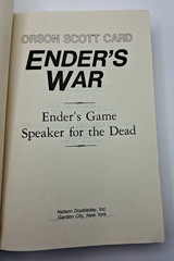 SIGNED! Ender’s War by Orson Scott Card w/ENDER’S WAR Expanded Version BCE HC DJ