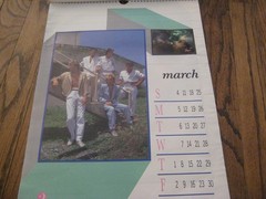 Duran Duran 1984 Official Calendar