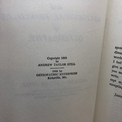 The Philosophy and Mechanical Principles of Osteopathy