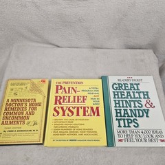 Health Books Home Remedies Pain Relief System Hints & Handy Tips Hardcover
