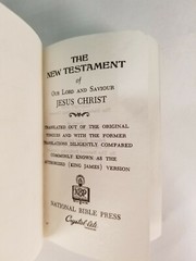 Vintage Pocket New Testament Bible 1968 National Bible Press KJV