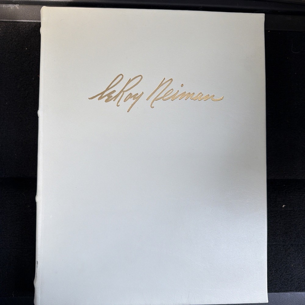LeROY NEIMAN BOOK COLLECTION WINNERS 359/600 HAND SIGNED LEATHER Edition Rare
