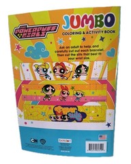 THE POWERPUFF GIRLS JUMBO COLORING AND ACTIVITY BOOK BY BENDON NEW! FREE SHIP!