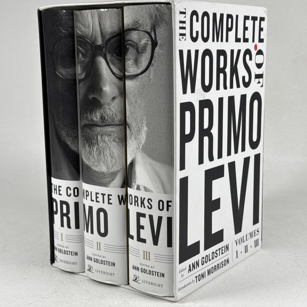 Complete Works of Primo Levi 2015 Hardcover DJ Slipcase 3 Volumes