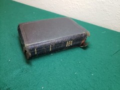 Vintage National Holy Bible Gold Seal Home Edition KJV Black Leatherbound