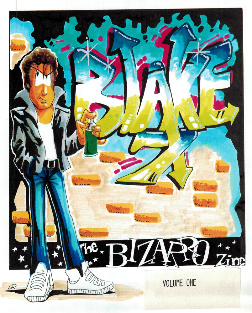Blakes 7 Fanzine „Bizarro Zine #1” Gen 1988 Cartoons Anthology Leah Rosenthal B7