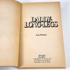 Vintage Daddy Long-Legs by Jean Webster 1980 PB Mystery Orphan Tempo Books