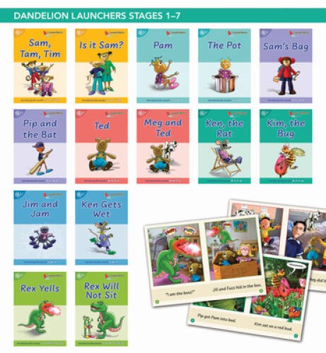 Phonic Books Dandelion Launchers Stages 1-7 Sam, Tam, Tim (Alphabet Code) – GOOD