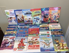 Lot 25 LEVEL 2 BOYS – I Can Read, Step Into Reading Scholastic Readers Books
