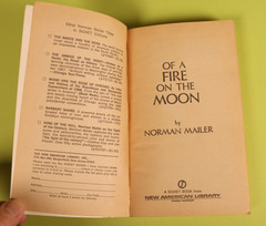 Of a Fire On The Moon by Norman Mailer Vintage 1971 Signet Paperback 1st Print