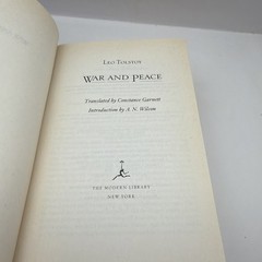 War and Peace (Modern Library Classics) – Paperback By Tolstoy, Leo