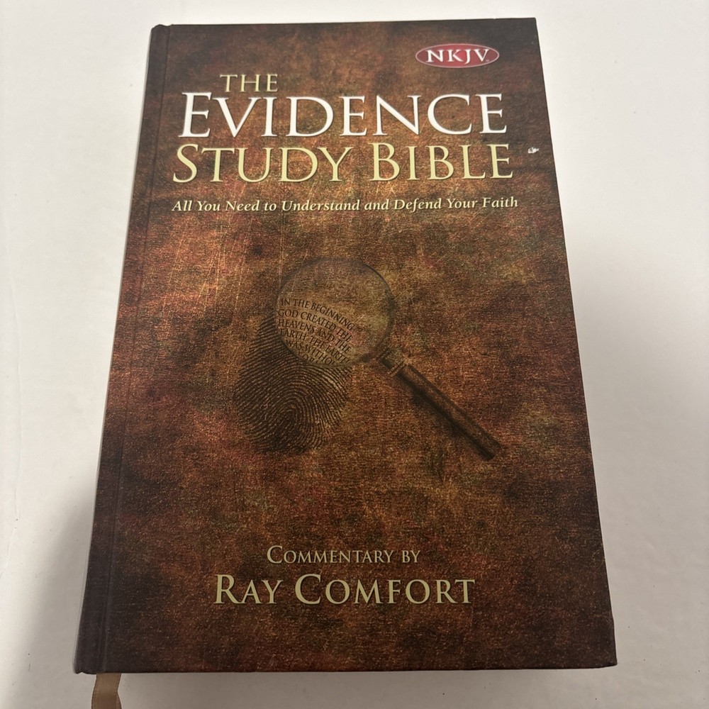 NKJV Complete Evidence Study Bible Ray Comfort Hardcover