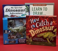 How to Catch a Dinosaur, Dinosaur Playset, How To Draw & My Special Adventure Bk