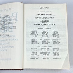 Layman’s Parallel Bible KJV MLB Living Bible RSV Zondervan Hardcover 1973 VTG