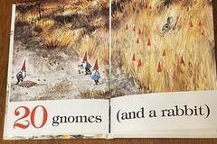 A Gnome Counting Book by Rien Poortvliet 1982 Harry Abrams Inc Vintage Rare HC