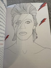 A Coloring Book David Bowie Starman – (Read Description) NEW – NO PAGES COLORED