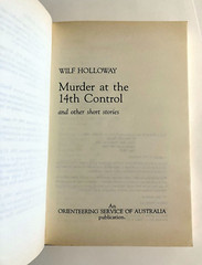 Murder at the 14th Control: Wilf Holloway – RARE 1986 Oz Orienteering Novel PB