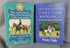 US Pony Club Manual of Horsemanship D Level Lot Susan E Harris Beginner Riding B