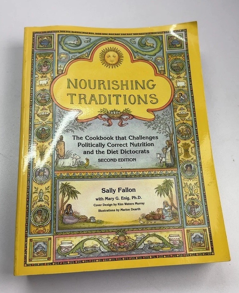 Nourishing Traditions Cookbook by Sally Fallon 2nd Ed Hardcover Vintage
