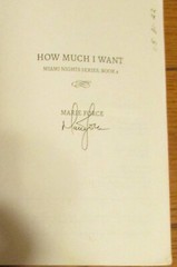 2022 How Much I Want by Marie Force SIGNED Softcover Book 334 Pages