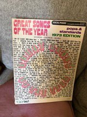 Great Songs of Year 1973 Pops & Standards Vocal Piano Chords 50 Songs Vintage PB