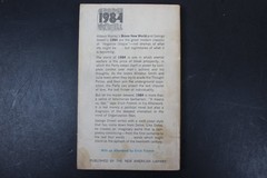 1984 George Orwell 1961 Signet Classic Paperback Dystopian Novel New American PB