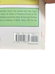 Handmade Electronic Music 2nd Ed Nicolas Collins Routledge Paperback DVD