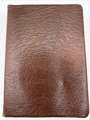 Holy Bible The Open Bible Edition Nelson 658BR Brown Leather 1975 Red Letter