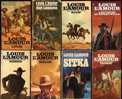 Western Action Adventure Lot of 8 Paperback by Louis Lamour