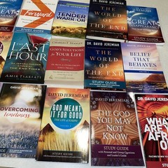 Dr. David Jeremiah Paperback Study Guide Book Lot Of 15 Christian Study Books