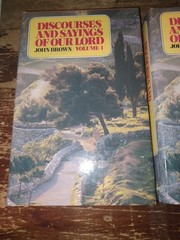 Discourses and Sayings of Our Lord: 3 Volume Set by John Brown 1990 Great Shape