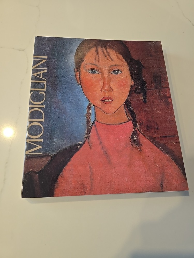 Modigliani Art Book Japanese Art Design Exhibition Catalog 8.2×9.4in Collectible