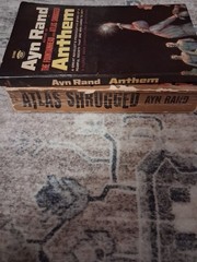 Ayn Rand Lot of 2 books, Atlas Shrugged, Anthem