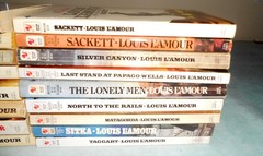 Louis Lamour Western Action Adventure Lot of 17 Paperback books 1971-1990