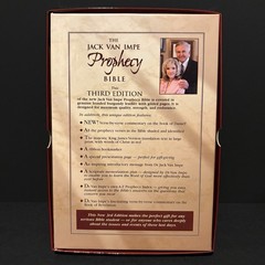 The Jack Van Impe Prophecy Bible New Third Edition KJV Bonded Burgundy Leather