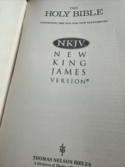 Thomas Nelson NKJV Holy Bible Dictionary Concordance Words of Jesus in Red