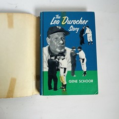 The Leo Durocher Story Gene Schoor Vintage 1963 Hardcover WITH Dust Jacket MLB